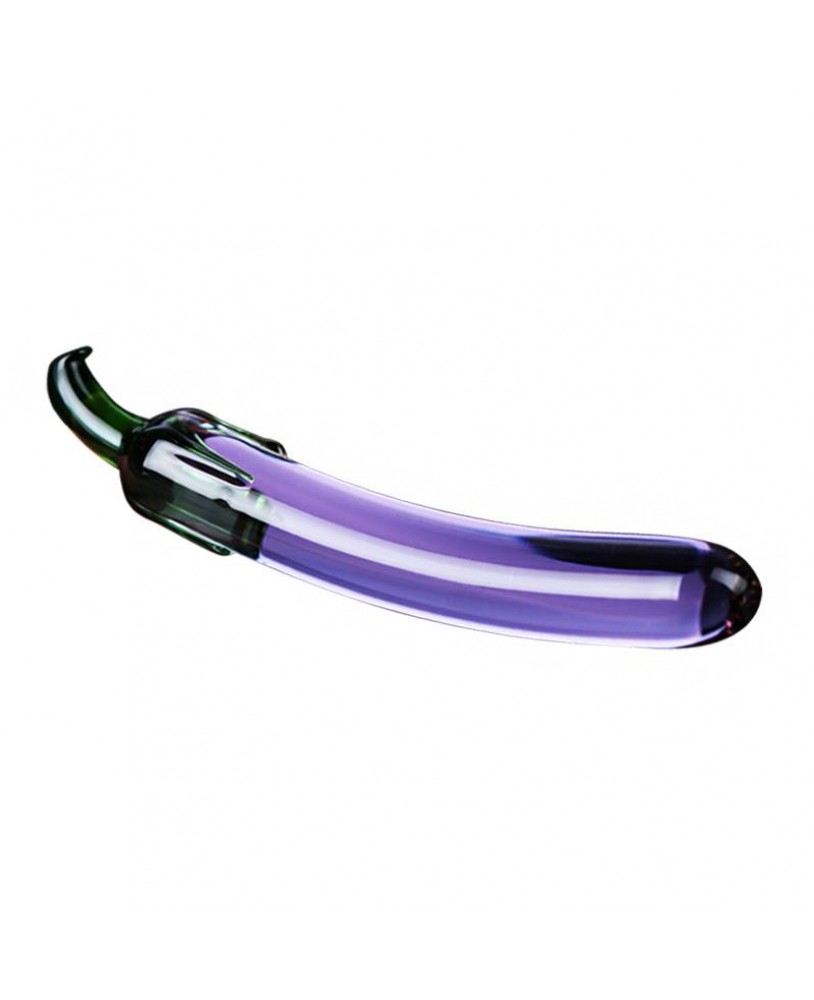 Mizzzee Crystal Penis Dildo Purple